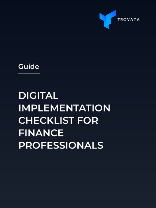 Digital Implementation Checklist Finance Professionals