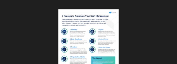 7 Reasons to Automate Your Cash Management