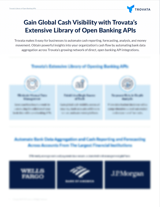Trovata Open Banking APIs