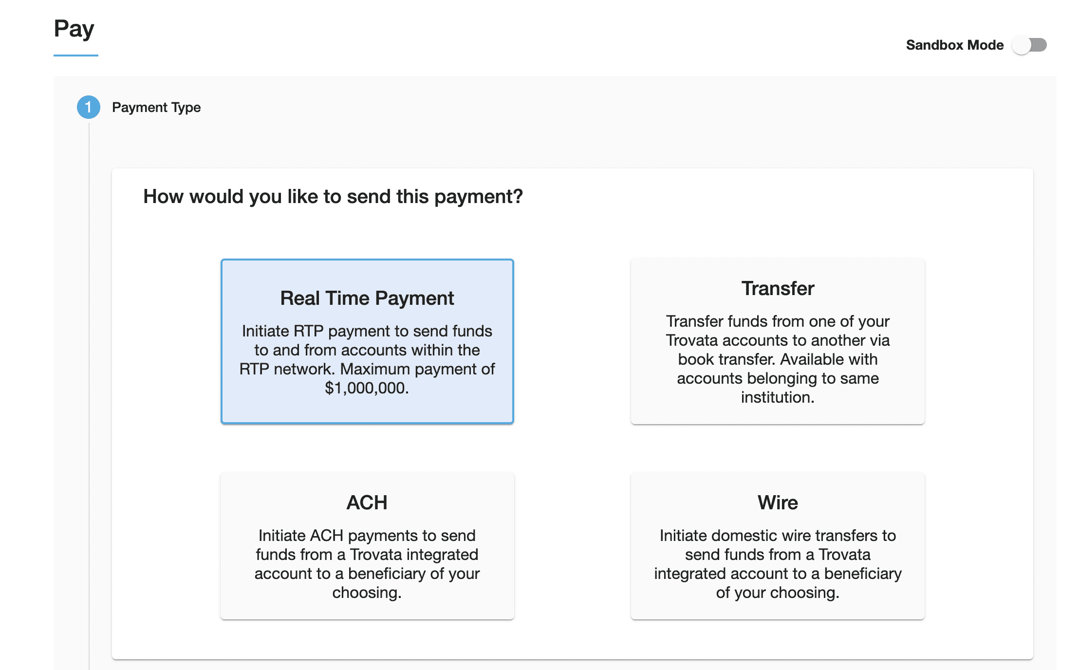 Real-time payment